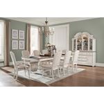 Willowick Weathered Antique White Dining Side Chair 1614S in set