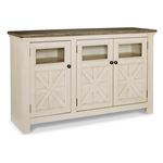 Bolanburg 60 inch Weathered White TV Stand W647-38 By Ashley Signature Design