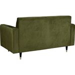 Lola Olive Green Velvet Tufted Love Seat Lola_Loveseat_Olive Green by Meridian Furniture 3
