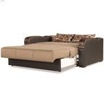 Sleep Plus Brown Loveseat Sleeper-3