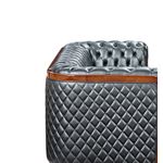 Modern Tufted Grey Leather 415 Sofa-3