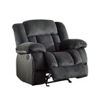 Laurelton Charcoal Reclining Chair 9636CC-1 by Homelegance