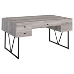 Analiese 63 inch Grey Driftwood 4-Drawer Writing Desk 801999  By Coaster