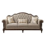 Heath Court Brown Fabric Sofa 16829-3 By Homelegance