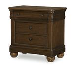 Coventry Three Drawer Night Stand in Classic Cherry Finish Wood By Legacy Classic