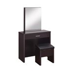 Harvey Cappuccino 2-piece Vanity Set with Lift-Top Stool 300289