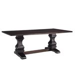 Parkins Rustic Espresso Double Pedestal Dining Table 107411 By Coaster