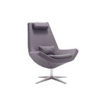Bruges Occasional Chair 500510 Charcoal Gray