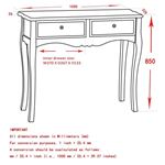 Marcela Console Table 502-970GY  - 3