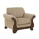 Lanett Barley Fabric Chair with Wood Trim 44900 By Ashley Signature Design