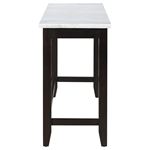 Toby White Marble Counter Height Dining Table 1-3