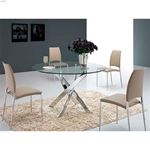 Galaxy Clear Glass Dining Table 3