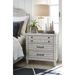 Belhaven Three Drawer Night Stand in Weathered P-3