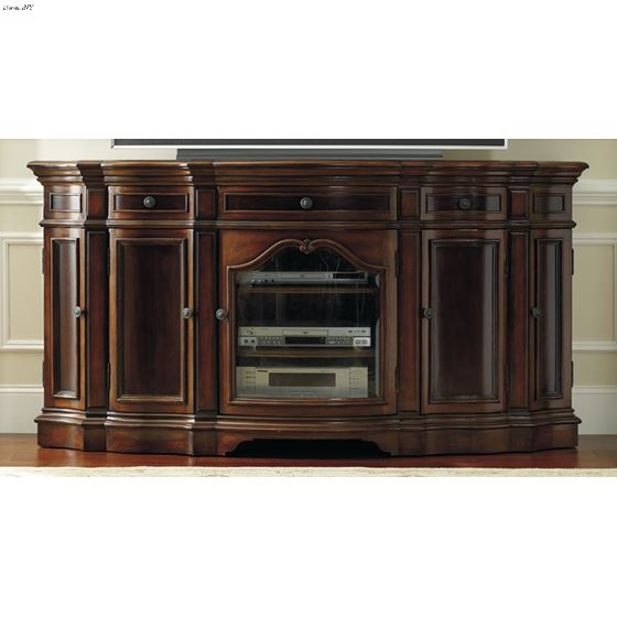 Dark Cherry 74 inch Entertainment Console 5139-55496 By Hooker Furniture
