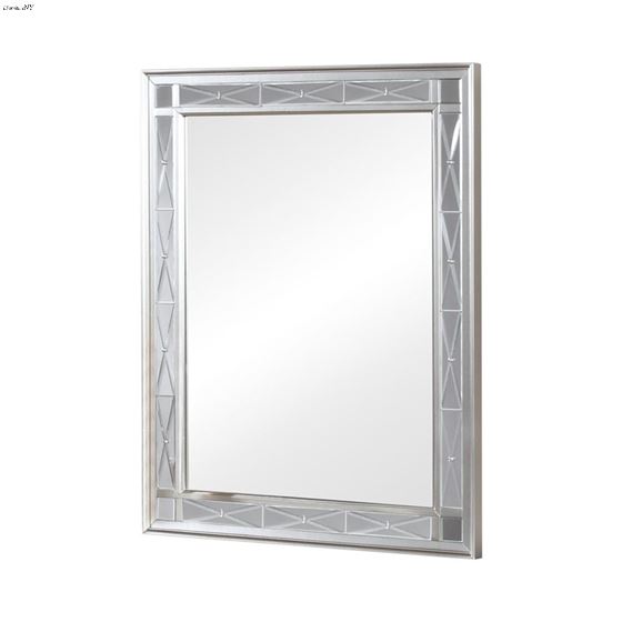 Leighton Metallic Mercury Beveled Vanity Mirror 204928 By Coaster