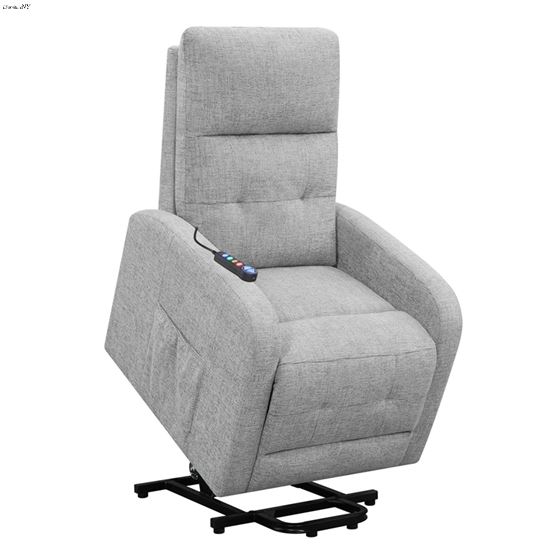 Howie Light Grey Power Lift Chair Recliner 609402P By Coaster