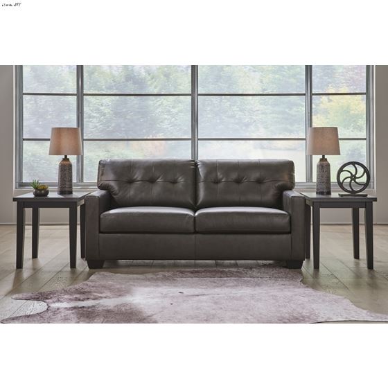 Belziani Storm Leather Tufted Sofa 54706-3