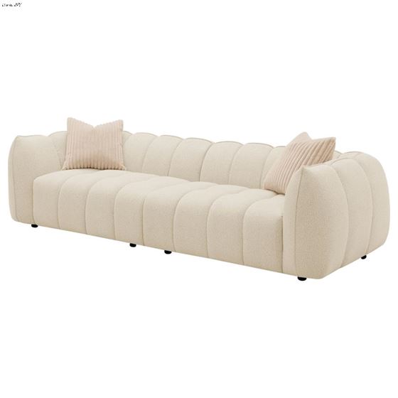 Winchester Sand Pebble Boucle Extra Long Sofa 5-3