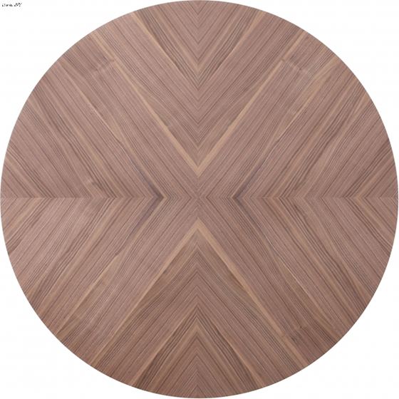 Eleanor 46 Inch Round Dining Table with Walnut T-3