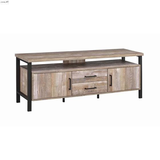 Weathered Oak 59 inch 2 Drawer TV Stand 722572 By Coaster