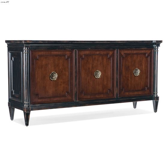 Charleston Black Cherry 72 inch Entertainment Console 6750-55472-00 By Hooker Furniture