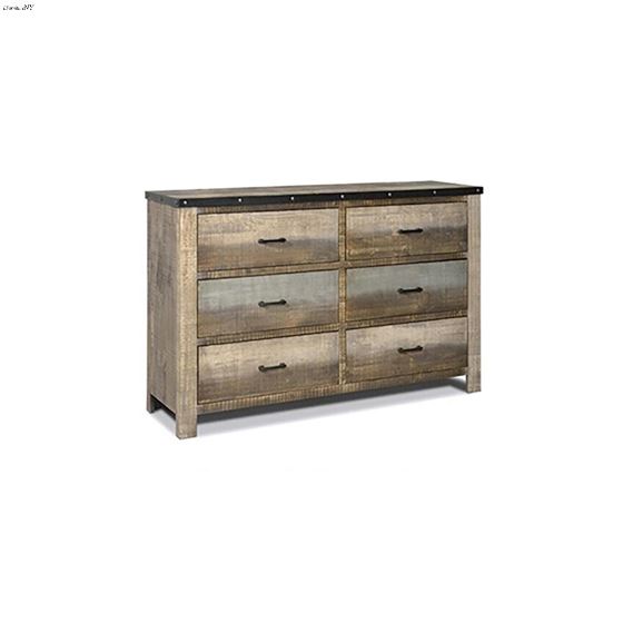 Sembene Antique Multi-Color 6 Drawer Dresser 205093 By Coaster