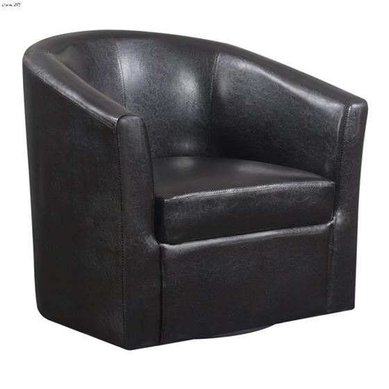 Dark Brown Swivel Club Chair 902098 By Coaster