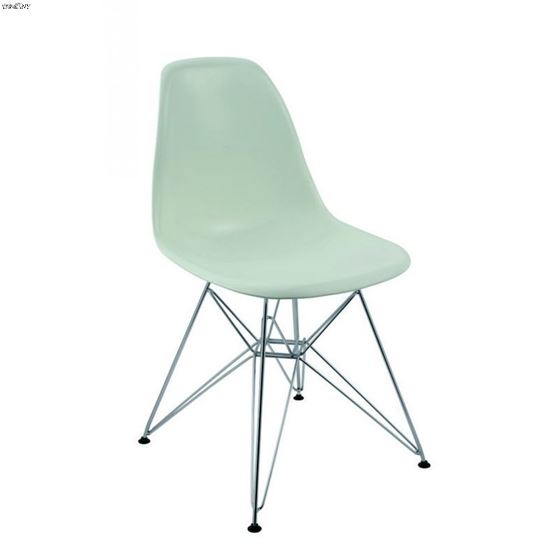 T-3809 Modern White Dining Chair