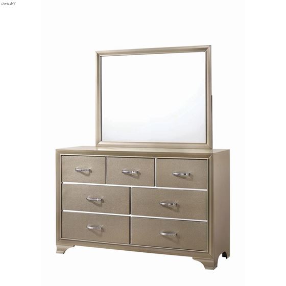 Beaumont Champagne 7 Drawer Dresser 205293-3