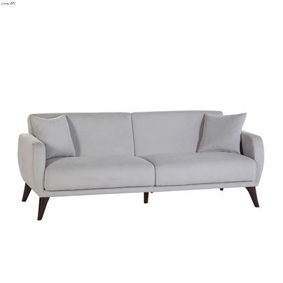 Flexy Zigana Light Grey Sofa Bed in a Box By Bellona USA