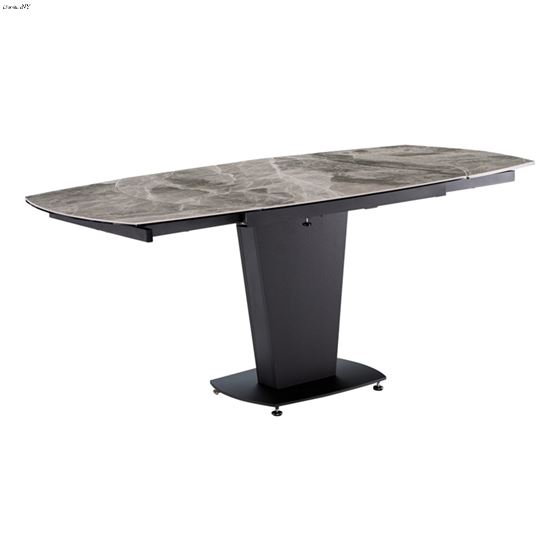 2417 Taupe Ceramic Top Marble Design Extention Dining Table - 47 Inch By ESF Furniture