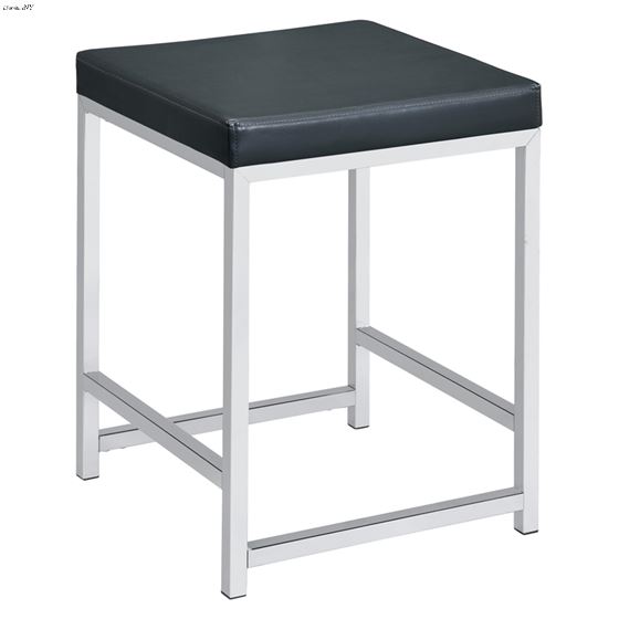 Afshan Dark Grey Vanity Stool 935924 By Coaster