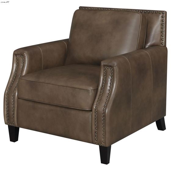 Leaton Brown Sugar Leather Chair 509443-3