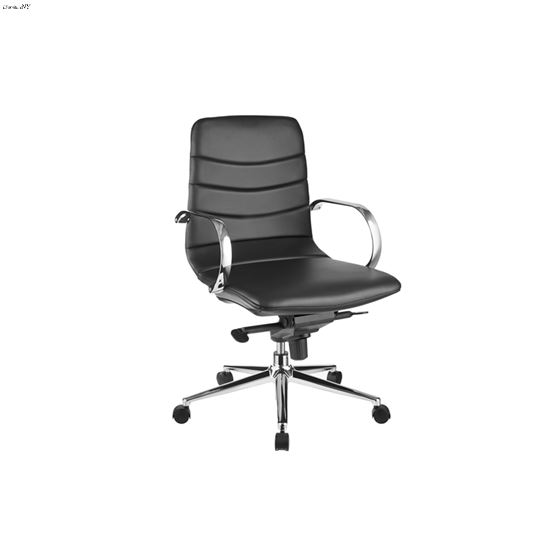 Horizon Black Eco - Leather Office Chair by Casabi