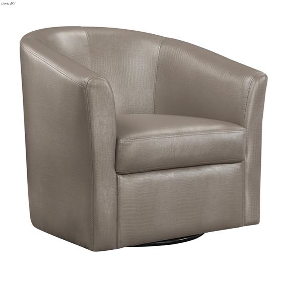 Turner Champagne Swivel Accent Chair 902726 By Coaster