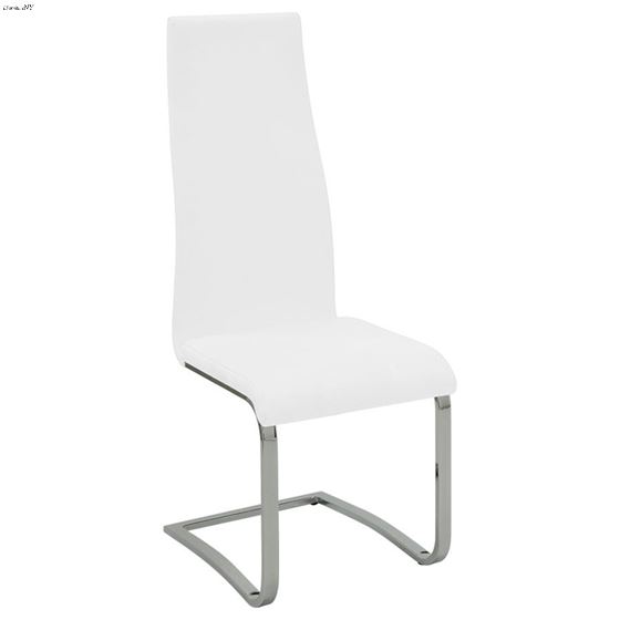 Montclair Modern Dining Chair White 100515WHT