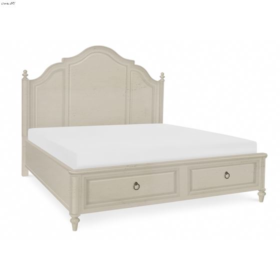 Brookhaven Vintage Linen Storage Panel King Bed By Legacy Classic