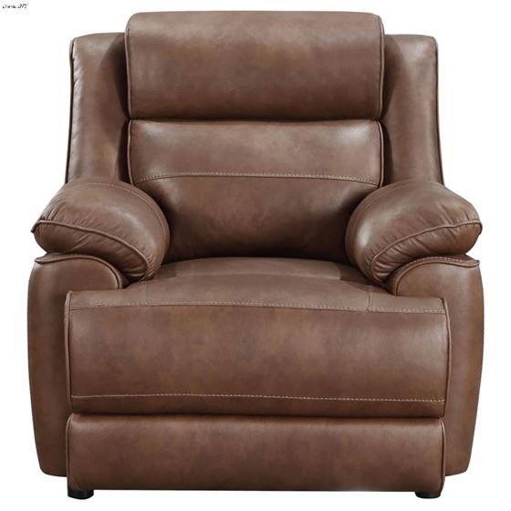 Ellington Dark Brown Padded Arm Chair 508283-3