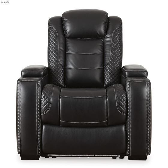 Party Time Midnight Power Recliner 37003-3