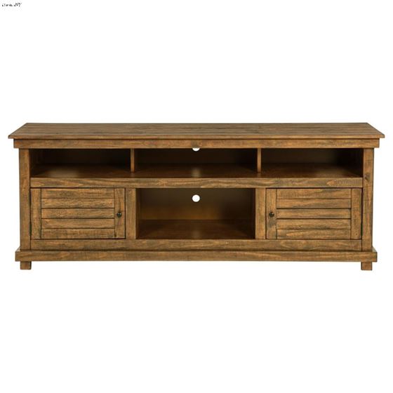 Payne Distressed Brown 70-inch TV Stand Media C-3