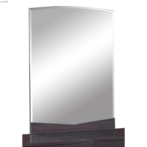 Aurora Wenge Bedroom Mirror by Global Furniture USA