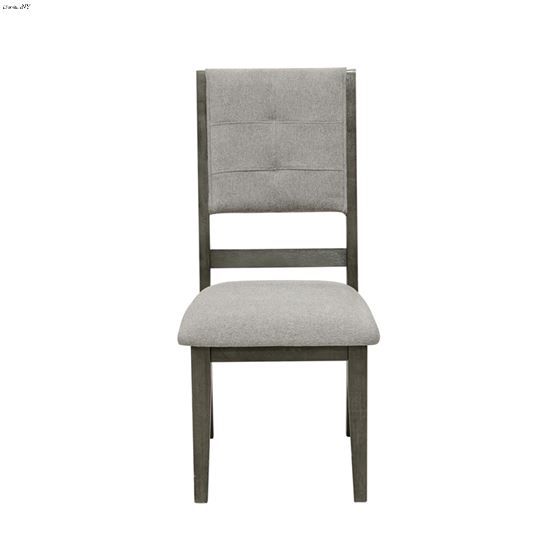 Nisky Grey Upholstered Dining Side Chair 5165GYS front