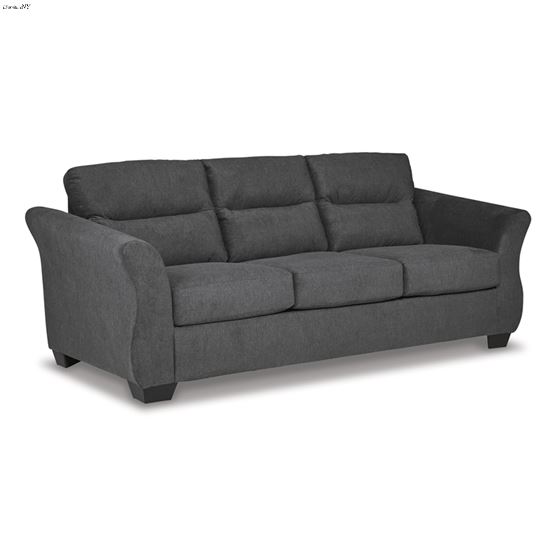 Miravel Gunmetal Fabric Sofa 46204 By Ashley Signature Design