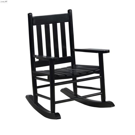 Annie Youth Black Wood Rocking Chair 609451 By Coaster