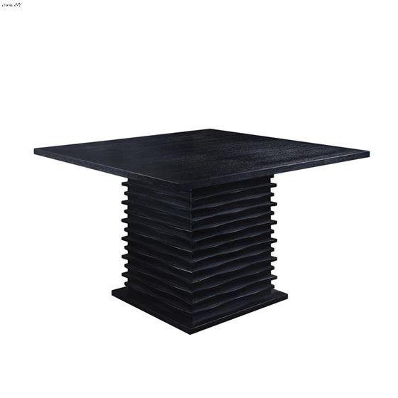 Stanton Black Square Counter Height Dining Table 102068 By Coaster