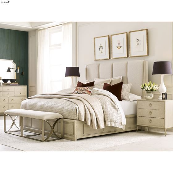 American Drew Lenox Siena Queen Upholstered Bed 3
