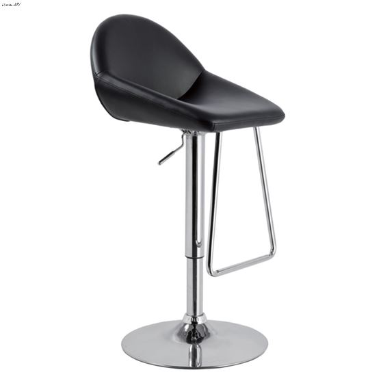 T1138 - Black Eco-Leather Contemporary Barstool