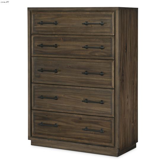 Lumberton Rugged Brown 5 Drawer Chest By Legacy Classic