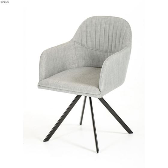 Synergy Modern Grey Fabric Dining Chair