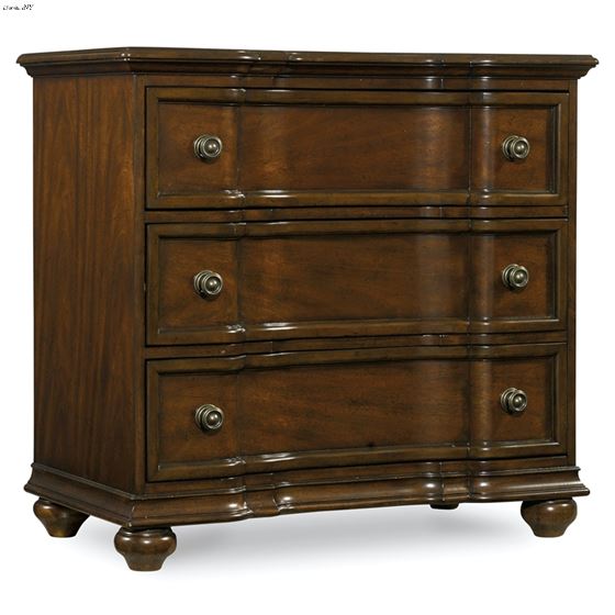 Leesburg Brown 3 Drawer Bachelor's Chest 5381-90017 By Hooker Furniture